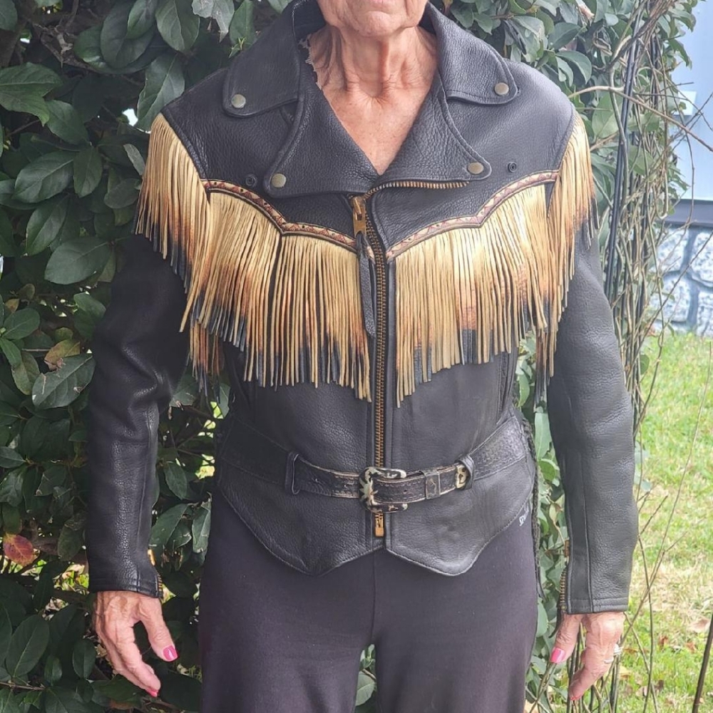 Real soft leather jacket.